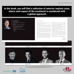 Esthetic Implants. How to think about complex cases in anterior areas - patient smile - dentistry book