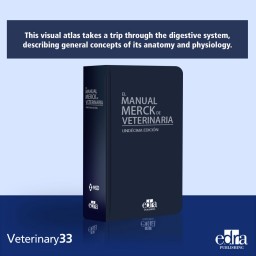 El manual Merck  de veterinaria - cover book - veterinary book -