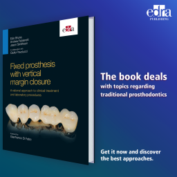 Fixed prosthesis with vertical margin closure - Book Cover - Dentistry Book - Ezio Bruna - Andrea Fabianelli