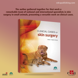Clinical Cases of skin surgery - Book Cover - Veterinary book