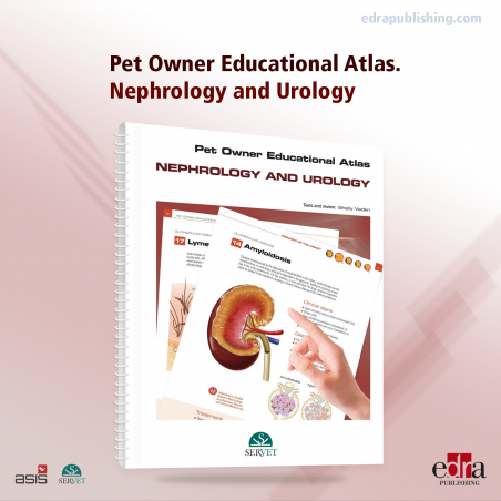 Pet owner educational atlas. Nephrology and urology - Book Cover - Veterinary Book