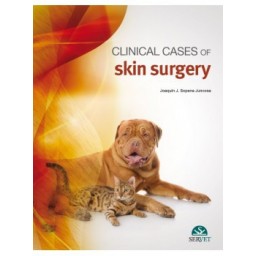 Clinical Cases of skin surgery - Book Cover - Veterinary book